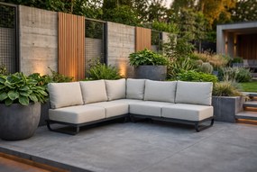 Hoek loungeset 5 personen Aluminium Grijs Lifestyle Garden Furniture Venice