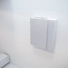 Mondiaz Cubb spiegelkast 50x70x16cm kleur talc met 1 deur
