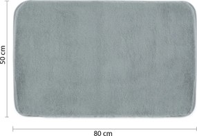 Gedy Fuzzy douchemat antislip 50x80cm blauw