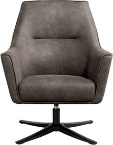 Fauteuil Niles - antraciet - Leen Bakker