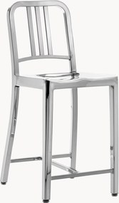 Handgemaakte metalen barstoel Navy