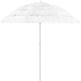 vidaXL Strandparasol Hawaï 240 cm wit