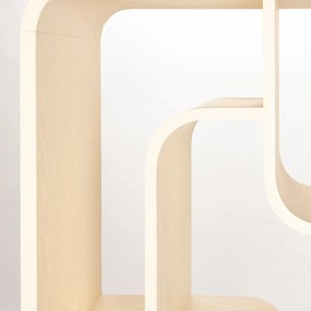 Zuiver Seven Open Kast Roomdivider Beige - 60x35x160cm.