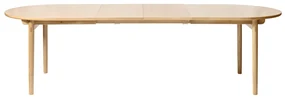 Ovale Eikenfineer Tafel - 190 X 100cm.