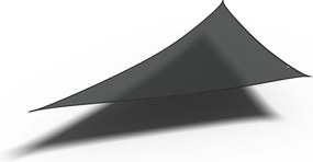 Platinum schaduwdoek Coolfit - driehoek - 500 op 500 op 710 cm - zwart