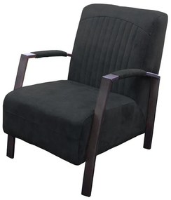 Fauteuil - Giulietta - velours Adore antraciet 67