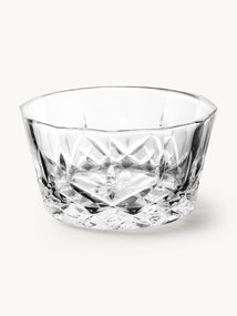 Glazen dipschalen Harvey met reliëfpatroon, 4-delig