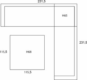 Garden Impressions Malakka lounge dining set 4-delig - taupe - valley sand