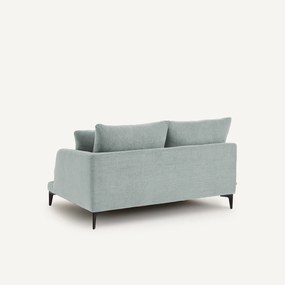 Halve bank van gevlochten polyester, 2-zit, MODERNISTE