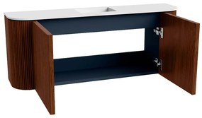 Mondiaz Joya 105cm toiletmeubel ronding links/rechts ruby met wastafel faye midden zonder kraangat talc