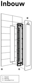 Sunshower Round One Small Organic Grey infraroodlamp 33x95x10cm