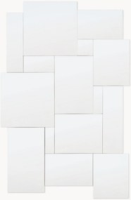 Handgemaakte geometrische wandspiegel Metis