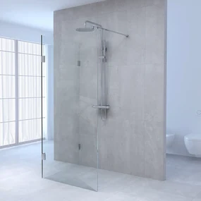 Brauer JC profielloze inloopdouche 90x140cm reversed chroom