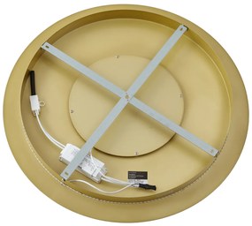 Moderne plafondlamp goud 60cm incl. LED 3-staps dimbaar - Morning