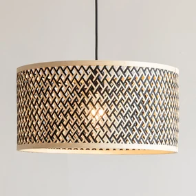 Ronde Hanglamp Bamboe 45 Cm