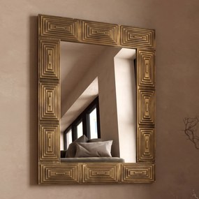 Gouden Design Spiegel - 75x110cm