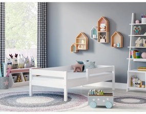 Peuter Wit  Eenpersoonsbed Filip - Voor Kinderen Kinderen Peuter Junior 5056231751872 Children's Beds Home, 140x70, Geen, Geen Children's Beds Home De