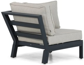 Hoek loungeset 5 personen Aluminium/Polywood (teakfinish) Grijs  Lifestyle Garden Furniture Bilbao