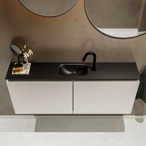 Mondiaz Ture 120cm toiletmeubel linen met wastafel urban midden 1 kraangat