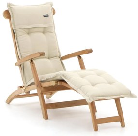 Verstelbaar ligbed Sunyard  | Teakhout | Natural Teak | Ligstoel tuin | Strandbed  | Kees Smit Tuinmeubelen