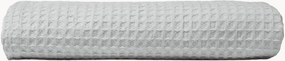 Katoenen honeycomb badhanddoek Pearl Grey