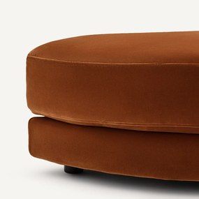 Modulaire voetensteun in fluweel, TIBERIO