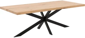 Goossens Eettafel Blade, Strak blad 200 x 100 cm 6 cm dik