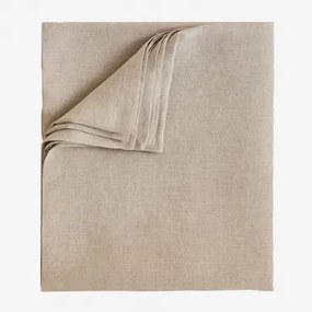 Mantel En Lino-gevangenis Beige – Crème & 170 X 250 Cm - Sklum