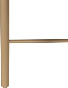 Sidetable Met Grote Ribbels Zandkleur - 120 X 35cm.