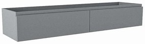 Mondiaz FOGE wastafelonderkast - 150x41x25cm - 2 lades - softclose - Plata M44251Plata