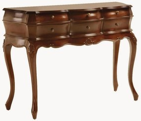 Handgemaakte console Vintage van mahoniehout met opbergruimte