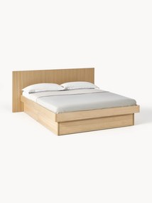 Houten bed Sato met lades en hoofdeinde