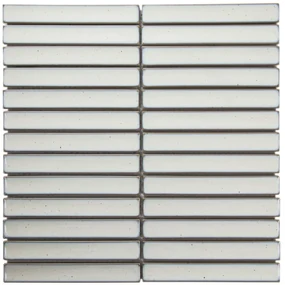 The Mosaic Factory Sevilla smalle vinger 2cm mozaïek tegels 30x30 vintage white