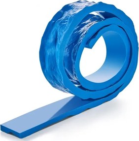 VEVOR Betonstempel, 91" x 3" Betonmallen, Rechthoekige polyurethaan stempel, Mat met stenen tegelsstructuur, Afdruk van leisteenvloer, Naadloze stempelmat, Betontextuurhuid voor decoratieve buitenruimtes, Blauw