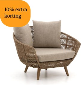 + 10% kassakorting | Lounge tuinstoel | Intenso Stila | Wicker (vlechtwerk) | Taupe | Kees Smit Tuinmeubelen