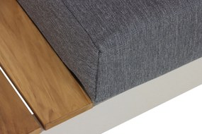 Loungeset 6 personen Aluminium/Teak Taupe Lifestyle Garden Furniture Vittoria
