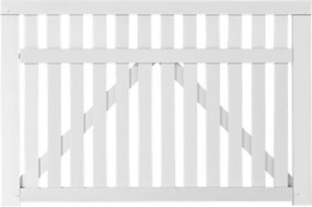 Tuinpoort vuren - Country recht wit (150 x 98 cm)