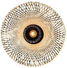 Oosterse buiten plafondlamp bamboe 50 cm IP44 - Rina