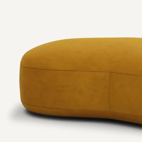 Poef in fluweel, Rosebury design E.Gallina