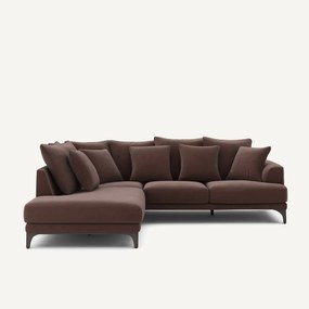 Fluwelen linnen hoekbank, ARMENTO