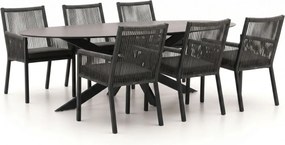Diningset Manifesto | 6 personen | Tuinset sintered stone | 7-delig | Kees Smit Tuinmeubelen