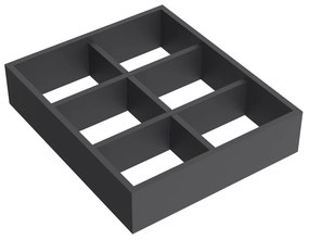 Muebles Sala ladeverdeler 27x32cm antraciet