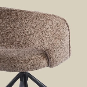 Eetkamerstoel Met Open Rugdetail Bruin