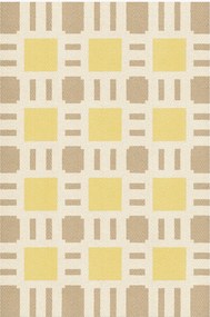 Handgeweven juten vloerkleed Sunny Side Up