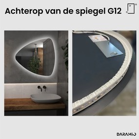 Driehoekige spiegel met LED-verlichting G12