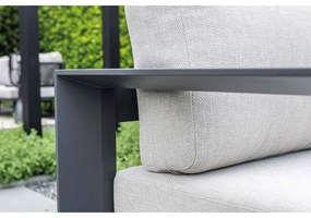 Garden Impressions Malakka loungeset 3 - delig carbon black/valley sand