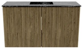 Mondiaz Joya DLux 70cm toiletmeubel dusk met wastafel faye midden 1 kraangat lava