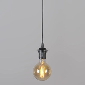 Retro hanglamp zwart 50 cm - Granny Frame