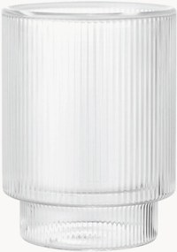 Mondgeblazen dubbelwandige tumblers Ripple, 2-delig, 220 ml