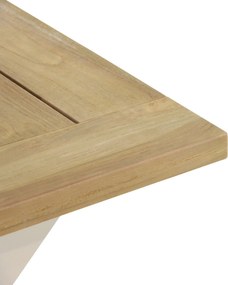 Tuinset 4 personen 180 cm Aluminium Taupe Presto Brentino/Cardiff